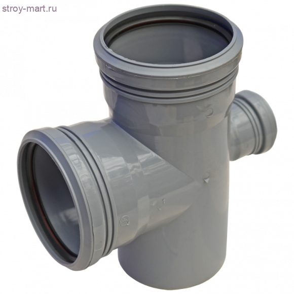 Крестовина PP-H серый Дн 110х110х50х87° б/нап в комплекте РосТурПласт 11323 - 4640014212332