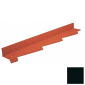 Планка примыкания левая Decra Classic L=1250 (1110*) мм Черный бриллиант - С-000113315 Планка примыкания левая Decra Classic L=1250 (1110*) мм Черный бриллиант - С-000113315