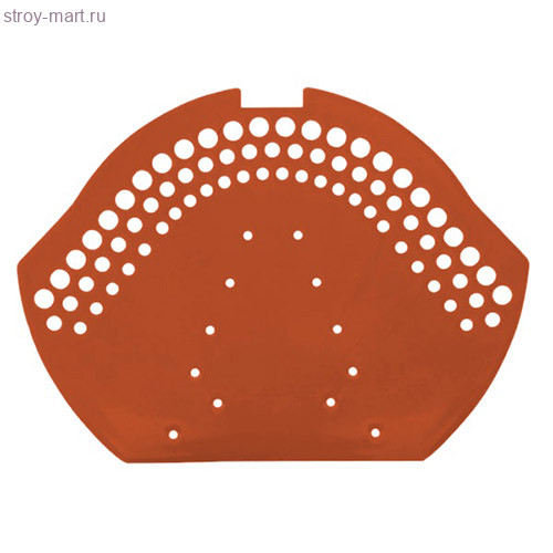 Браас Франкфуртская коньковый торцевой элемент, ПВХ красный - С-000115790 Браас Франкфуртская коньковый торцевой элемент, ПВХ красный - С-000115790