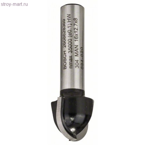 Фреза галтельная Std S8/R8/D16/L12,4 - 2608628369 Фреза галтельная Std S8/R8/D16/L12,4 - 2608628369