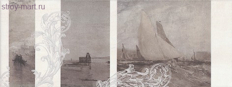 Ньюпорт Декор Корабли коричневый STG\A207\15010 15x40 Ньюпорт Декор Корабли коричневый STG\A207\15010 15x40