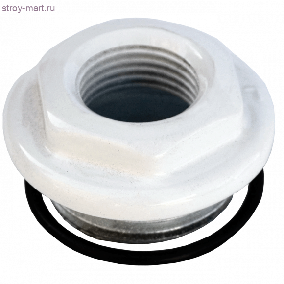 переходник для RS Ду25х20 с прокладкой лев белый Sira - 017-3156