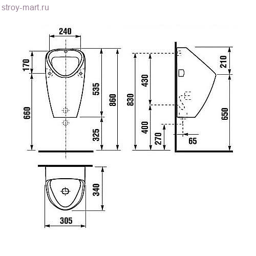 Писсуар Korint настенный белый в комплекте с сифоном Jika 8.4410.0.000.440.1, 8.9921.0.000.000.1 Писсуар Korint настенный белый в комплекте с сифоном Jika 8.4410.0.000.440.1, 8.9921.0.000.000.1