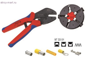 Обжимные клещи с магазином для смены плашек 97 33 01 - KN-973301 Обжимные клещи с магазином для смены плашек 97 33 01 - KN-973301