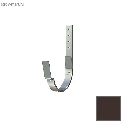 Lindab, Крюк крепления желоба 210 мм, 125 мм, (434) RAL 8017 коричневый - С-000044502 Lindab, Крюк крепления желоба 210 мм, 125 мм, (434) RAL 8017 коричневый - С-000044502