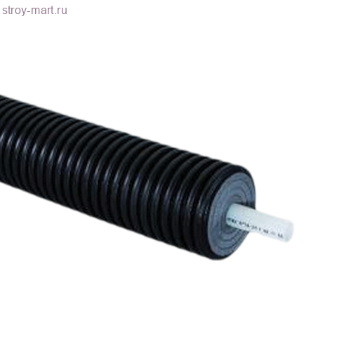 Труба теплоизолированная PE-Xa Ecoflex Thermo Single черный 40х5.5/175 Ру10 95C бухта L=200м Uponor 1045877