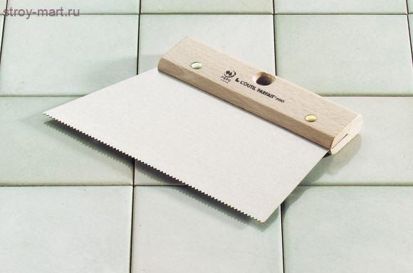 Шпатель L'outil Parfait зубчатый для клея 200мм зуб 2*1 (В1) / 562420 - С-000125141 Шпатель L'outil Parfait зубчатый для клея 200мм зуб 2*1 (В1) / 562420 - С-000125141