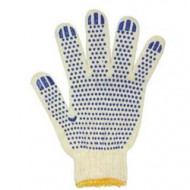 Перчатки х/б, покрытие ладони - ПВХ «Точка», размер L-XL. 10 класс. Россия - С-000043375 Перчатки х/б, покрытие ладони - ПВХ «Точка», размер L-XL. 10 класс. Россия - С-000043375