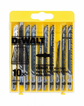 Набор 10шт,пилки д\лобзика,Т-образ хв,д\дерева - DT 2290 Набор 10шт,пилки д\лобзика,Т-образ хв,д\дерева - DT 2290