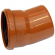 Отвод НПВХ коричневый Дн 110х15° б/нап в комплекте - 027-3641 Отвод НПВХ коричневый Дн 110х15° б/нап в комплекте - 027-3641
