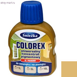 Краситель универсальный «Colorex» песочный (61) 0,1л (20 шт/уп) «Sniezka» - С-000093679 Краситель универсальный «Colorex» песочный (61) 0,1л (20 шт/уп) «Sniezka» - С-000093679