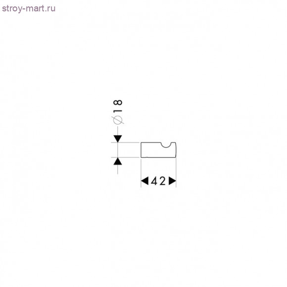 Крючок одинарный PuraVida 41501000 Крючок одинарный PuraVida 41501000