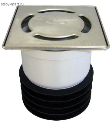 Трап вертикальный Дн 110 решетка нерж сталь крепление Klik Klak сифон HL 73Pr Трап вертикальный Дн 110 решетка нерж сталь крепление Klik Klak сифон HL 73Pr