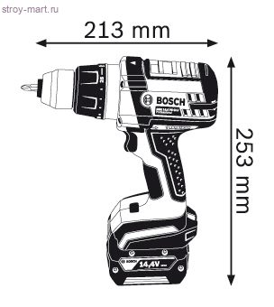 Аккумуляторная дрель-шуруповерт Bosch GSR 14,4 VE-2-LI Professional - 06019D9000