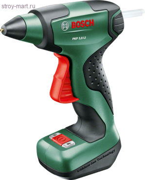 Аккумуляторный термоклеевой пистолет Bosch PKP 3,6 LI 603264620 Аккумуляторный термоклеевой пистолет Bosch PKP 3,6 LI 603264620