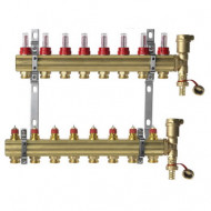 Группа коллекторная FHF-F set 1"х3/4-4 с расход и кроншт - 127-0413 Группа коллекторная FHF-F set 1"х3/4-4 с расход и кроншт - 127-0413