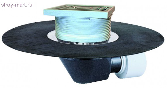 Воронка кровельн вертикальный Дн 110 с листвоул, полимербитумным полотном, с эл/подогревом HL 62.1H