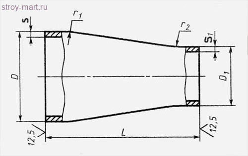 Переход сталь оц Дн 38х32 ГОСТ 17378-2001 - 027-1962 Переход сталь оц Дн 38х32 ГОСТ 17378-2001 - 027-1962