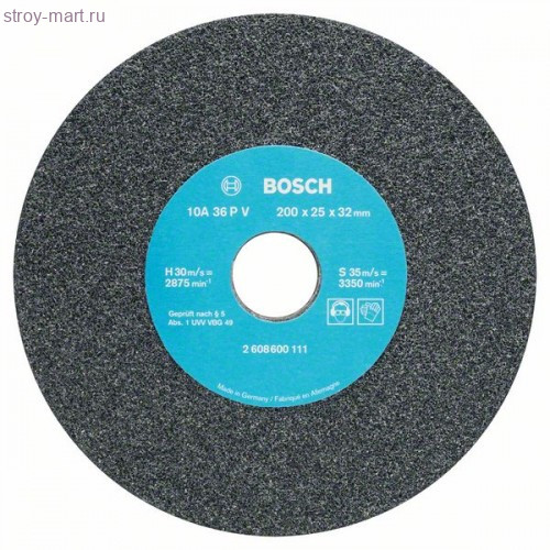 ШЛИФКРУГ 200Х25Х32 К36 Д/GSM 200 - 2608600111 ШЛИФКРУГ 200Х25Х32 К36 Д/GSM 200 - 2608600111