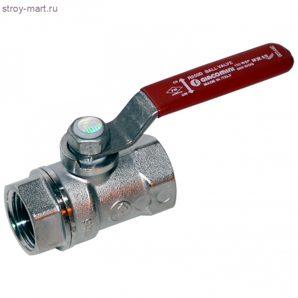 Кран шаровой латунь R250D Ду 20 ВР/ВР рычаг Giacomini R250X004 - 4606034139417 Кран шаровой латунь R250D Ду 20 ВР/ВР рычаг Giacomini R250X004 - 4606034139417