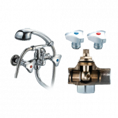 Смеситель для ванны ПСМ-157-К/80 хром шар/механизм дл/излив - 026-1394