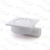 Трап горизонт с сухим затвором PP Ду 50 (150х150) РосТурПласт 11386 Трап горизонт с сухим затвором PP Ду 50 (150х150) РосТурПласт 11386