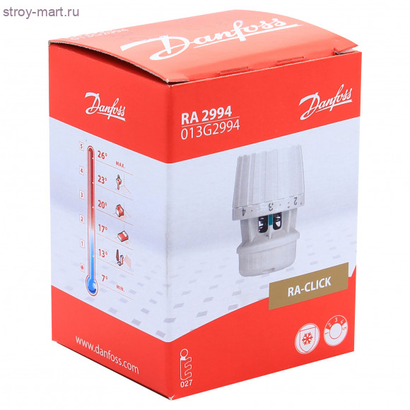 Комплект терморегулирующий RA-G/RA2994 для отнотруб систем Ду15 угл Danfoss 013G2183 Комплект терморегулирующий RA-G/RA2994 для отнотруб систем Ду15 угл Danfoss 013G2183