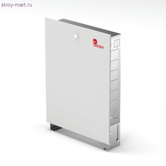 Шкаф коллекторный ШРВ-1 498х121х671мм втроенный Wester - 040-0009 Шкаф коллекторный ШРВ-1 498х121х671мм втроенный Wester - 040-0009