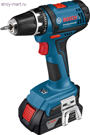 Аккумуляторная дрель-шуруповерт Bosch GSR 18-2-LI Professional - 06019B7300 Аккумуляторная дрель-шуруповерт Bosch GSR 18-2-LI Professional - 06019B7300