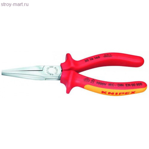 Длинногубцы, без режущих кромок 30 16 160 - KN-3016160 Длинногубцы, без режущих кромок 30 16 160 - KN-3016160