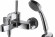 Смеситель для ванны с коротким изливом и аксессуарами - F679113C-B Смеситель для ванны с коротким изливом и аксессуарами - F679113C-B