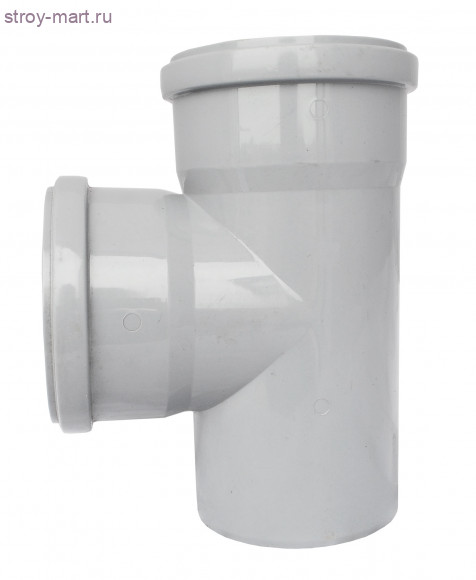 Тройник PP-H серый Дн 110х110х45 б/нап в комплекте РосТурПласт 11431 - 4640014212288