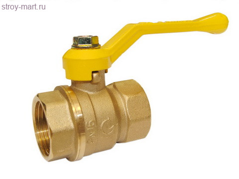 Кран шаровой газ Ду40 м/м рыч - 007-4847 Кран шаровой газ Ду40 м/м рыч - 007-4847