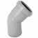Отвод PP-H серый Дн 110х67,5° б/нап в комплекте Ostendorf 115130 - 4052836151308