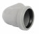 Отвод PP-H серый Дн 110х67,5° б/нап в комплекте Ostendorf 115130 - 4052836151308