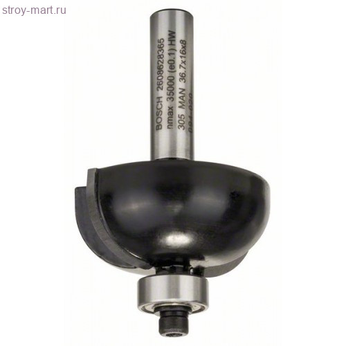 Фреза галтельная Std S8/R12/D36,7/L16 - 2608628365 Фреза галтельная Std S8/R12/D36,7/L16 - 2608628365