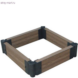 Ограждение для клумбы/грядки/песочницы CM Garden 45*45 (цвет коричневый) - С-000089047 Ограждение для клумбы/грядки/песочницы CM Garden 45*45 (цвет коричневый) - С-000089047