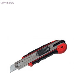 Нож Профи, 18 мм, выдвиж. лезвие, метал. направл., обрезин. ручка + 5 лезвий / Matrix Master (78921) - С-000088005 Нож Профи, 18 мм, выдвиж. лезвие, метал. направл., обрезин. ручка + 5 лезвий / Matrix Master (78921) - С-000088005