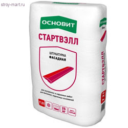 Штукатурка Фасадная Основит Стартвэлл PC21 25 кг (60 шт/под) - С-000045489 Штукатурка Фасадная Основит Стартвэлл PC21 25 кг (60 шт/под) - С-000045489