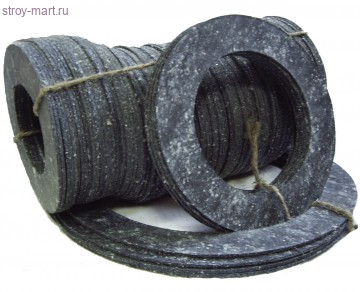 Прокладка резина ТМКЩ фл Ду 200 ГОСТ 15180-86 - 008-1801