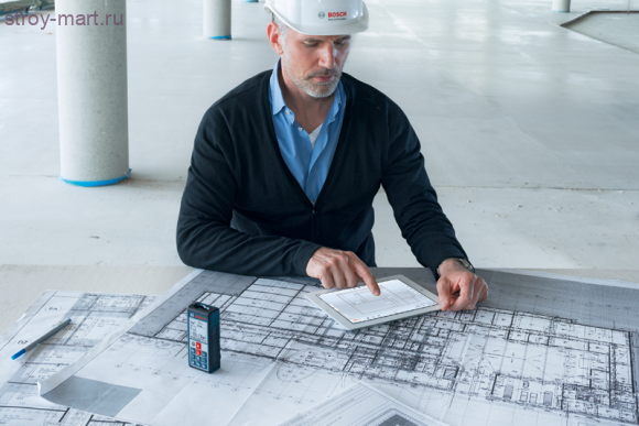 Лазерный дальномер Bosch GLM 100 C Professional - 601072700
