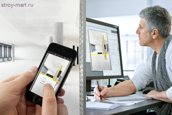 Лазерный дальномер Bosch GLM 100 C Professional - 601072700