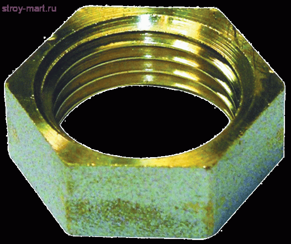 Контргайка латунь никель Ду 50 ВР Faro STC 5712 - 4606034023624 Контргайка латунь никель Ду 50 ВР Faro STC 5712 - 4606034023624