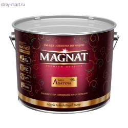 Краска для стен и потолков «Magnat» сатиновая 9 л. (База А) / Sniezka - С-000094401 Краска для стен и потолков «Magnat» сатиновая 9 л. (База А) / Sniezka - С-000094401
