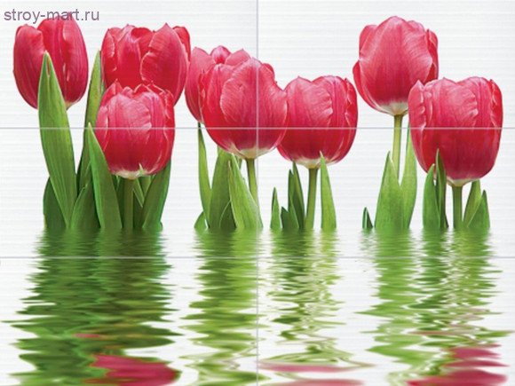 Фреш Панно тюльпаны 64-04-21-160-0 75х100 (из 6-ти ч.) Фреш Панно тюльпаны 64-04-21-160-0 75х100 (из 6-ти ч.)