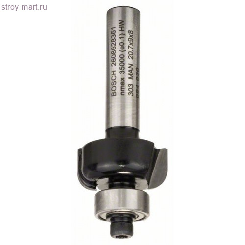 Фреза галтельная Std S8/R4/D20,7/L9 - 2608628361