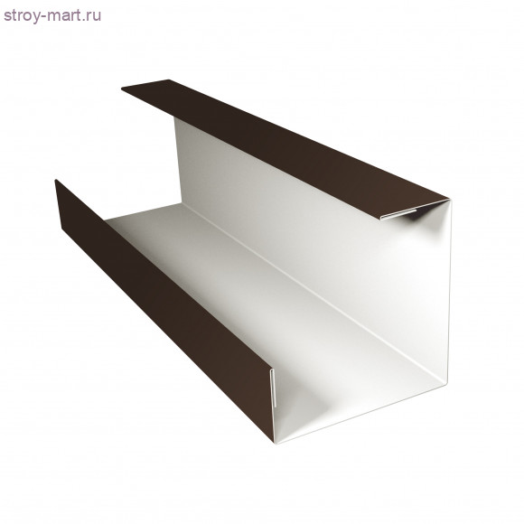 Планка угла внутреннего состовная нижняя (Блок-хаус GL) L-2м, Print - С-000121385 Планка угла внутреннего состовная нижняя (Блок-хаус GL) L-2м, Print - С-000121385