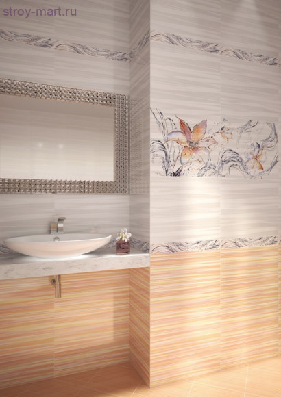 Этель Виола Плитка настенная 20,1х50,5 Этель Виола Плитка настенная 20,1х50,5