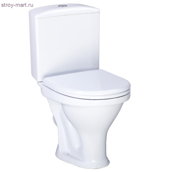 Унитаз-компакт Вест белый воронкообразный косой выпуск в комплекте Santeri - 4606034157053 Унитаз-компакт Вест белый воронкообразный косой выпуск в комплекте Santeri - 4606034157053