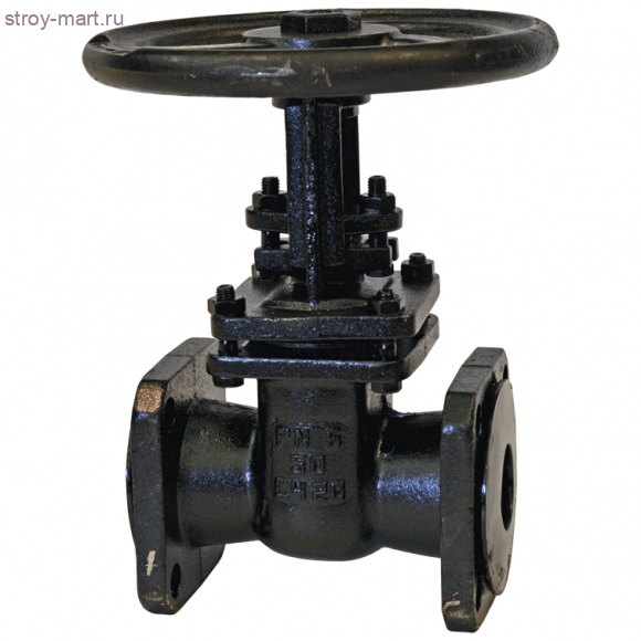 Задвижка 30ч7бк чугун газ Ду 100 Ру6 фл - 007-0629 Задвижка 30ч7бк чугун газ Ду 100 Ру6 фл - 007-0629